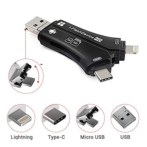 Game & Trail Camera Viewer SD & Micro SD Memory Card Reader for iPhone iPad Mac Laptop and Android Smartphone View Photos and Videos from Wildlife & Deer Hunting Cameras, Action Cameras or IP Cameras