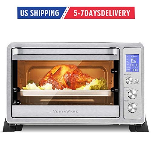 Vestaware Pizza Oven, Stainless Steel Toaster Ovens Best Rated Prime