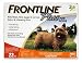 3-doses 5-22 lbs Dogs Flea and Tick Treatment, Small, Orange