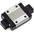 ReliaBot Black MGN12C Carriage Block with Anti-Fall Strips for 12mm MGN12 Linear Motion Slide Rail Guide