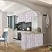 White Grey Wood Wallpaper 17.71In×118In Wood Peel and Stick Paper Removable Self-Adhesive Paper Vintage Wood Contact Paper Wood Panel Interior Film Easy to Remove Without Trace