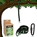 Swurfer Tree Swing Hammock Straps –Hanging Kit for Hammock, Tree Swings, Durable, Weatherproof, Rust Free, Secure Lock Snap Carabiners Included, Weight Limit 2200 lbs Per Strap (10 Feet – 1 Strap)