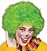 Unisex Afro Wig/ Assorted Color Clown Wigs, Green, One Size