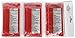 Antibacterial Resealable Wet Wipes, Small Travel Packs, 10 Count - Pack of 3