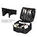 Esonmus Lightweight Cosmetic Bag Makeup Bag Portable Makeup Travel Bag Storage Bag with Padded Handle Travel Makeup Cosmetic Bag Multifunctional Bag for Traveling and Business Trip