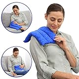 Nature Creation Lumbar Herbal Heating Pad / Cold Pack - Hot and Cold Therapy (Blue Marble)