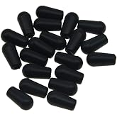 KAISH 20pcs Metric M3.5/M4 Guitar 3 Way Toggle Switch Tip Switch Knobs Guitar Switch Cap for Epi LP Les Paul Black