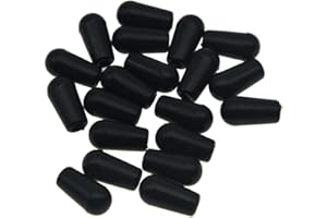 KAISH 20pcs Metric M3.5/M4 Guitar 3 Way Toggle Switch Tip Switch Knobs Guitar Switch Cap for Epi LP Les Paul Black