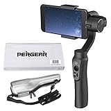 Zhiyun Smooth-Q2 3 Axis Handheld Gimbal for Smartphone, Small Pocket Size 260g Max. Payload 360 Degree Rotation IOS & Android Supported Quick Release 17h Running Time, /W Cold Shoe Mount Bracket-Black