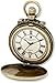 Charles-Hubert Paris 3863-G Classic Gold-Plated Antiqued Finish Quartz Pocket Watch