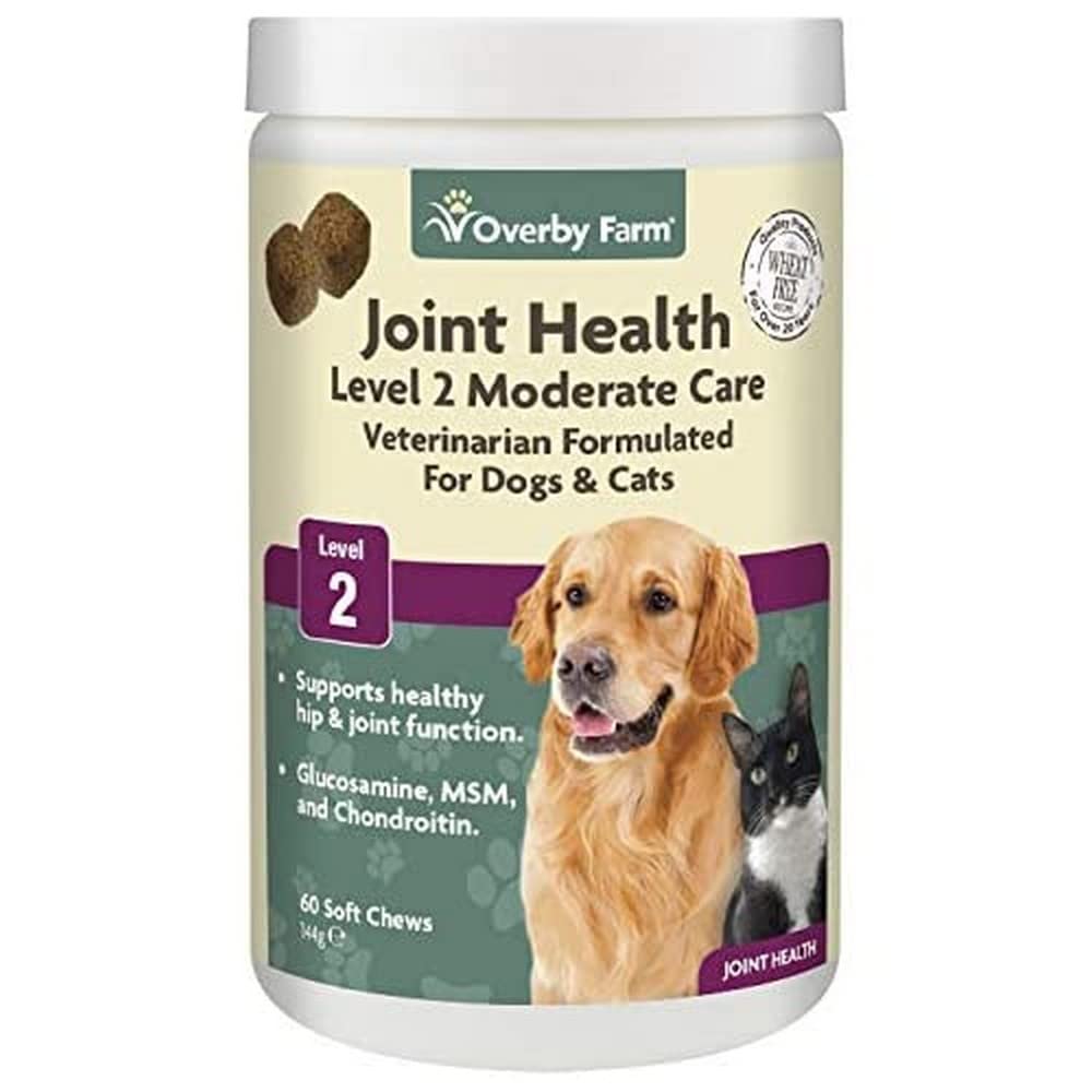 Overby Farm Joint Health Level 2 Soft Chew for Dogs and Cats, 60-Piece, 144 g