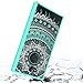 Sony Xperia XA2 Ultra Case, CoverON ClearGuard Series Hard Slim Fit Phone Cover with Clear Back and Flexible TPU Bumpers for Sony Xperia XA2 Ultra - Teal Mandala
