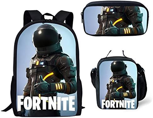 Fortnite Backpack, School Bags Fortnite Battle Royale School Bag Backpack Notebook Backpack Daily Backpack for Kids Adults (Color 07, One)