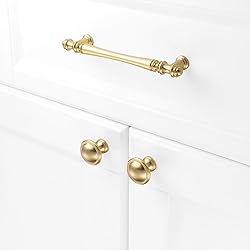 KOOFIZO 30-Pack Classical Cabinet Knob - Brushed