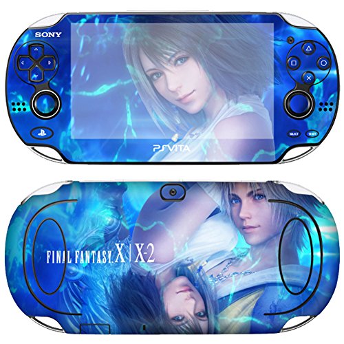 Premium Skin Decals Stickers For PlayStation VITA Original 1st Generation PCH-1000 Series Consoles - POP SKIN Final Fantasy X | X-2 #01 + Free Gift Screen Protector Film + Wallpaper Screen Image