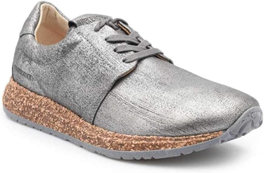 Birkenstock Women's Wrigley Sneaker Silver 36 M EU