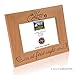 KATE POSH Love at First Sight Sonogram Photo Frame - Engraved Natural Solid Wood Picture Frame (3 1/2 x 5 Horizontal)