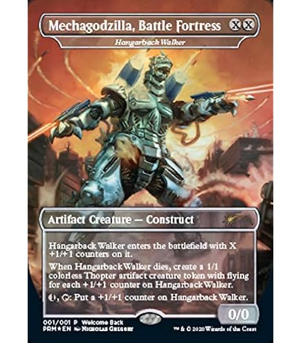 mechagodzilla mtg card Mechagodzilla, Kiryu first strike Special look at the Godzilla
