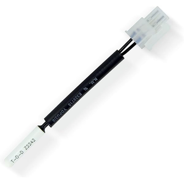 Amazon.com: W10383615 Refrigerator Thermistor with Clip Fits for  