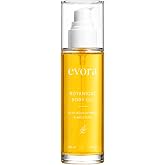 EveLabs Evora Botanical Body Oil for Rough, Dry, 4 Fl Oz | With Wakame Algae, Brazil Nut Oil &amp; Passionflower Seed Oil, Clean, Lightweight, Non-Greasy, Hydration