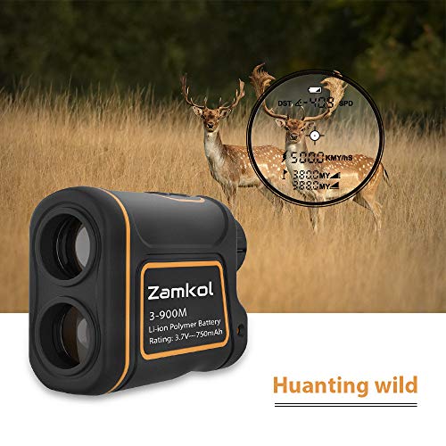 ⛱️LUORATA 1000Yard Laser Rangefinder Golf Range Finder with Slope Elevation Measurements Pulse Vibration Feature Binoculars Precision Care Package (10476.541 mm, US USB Charging 1/4'' Mounting)