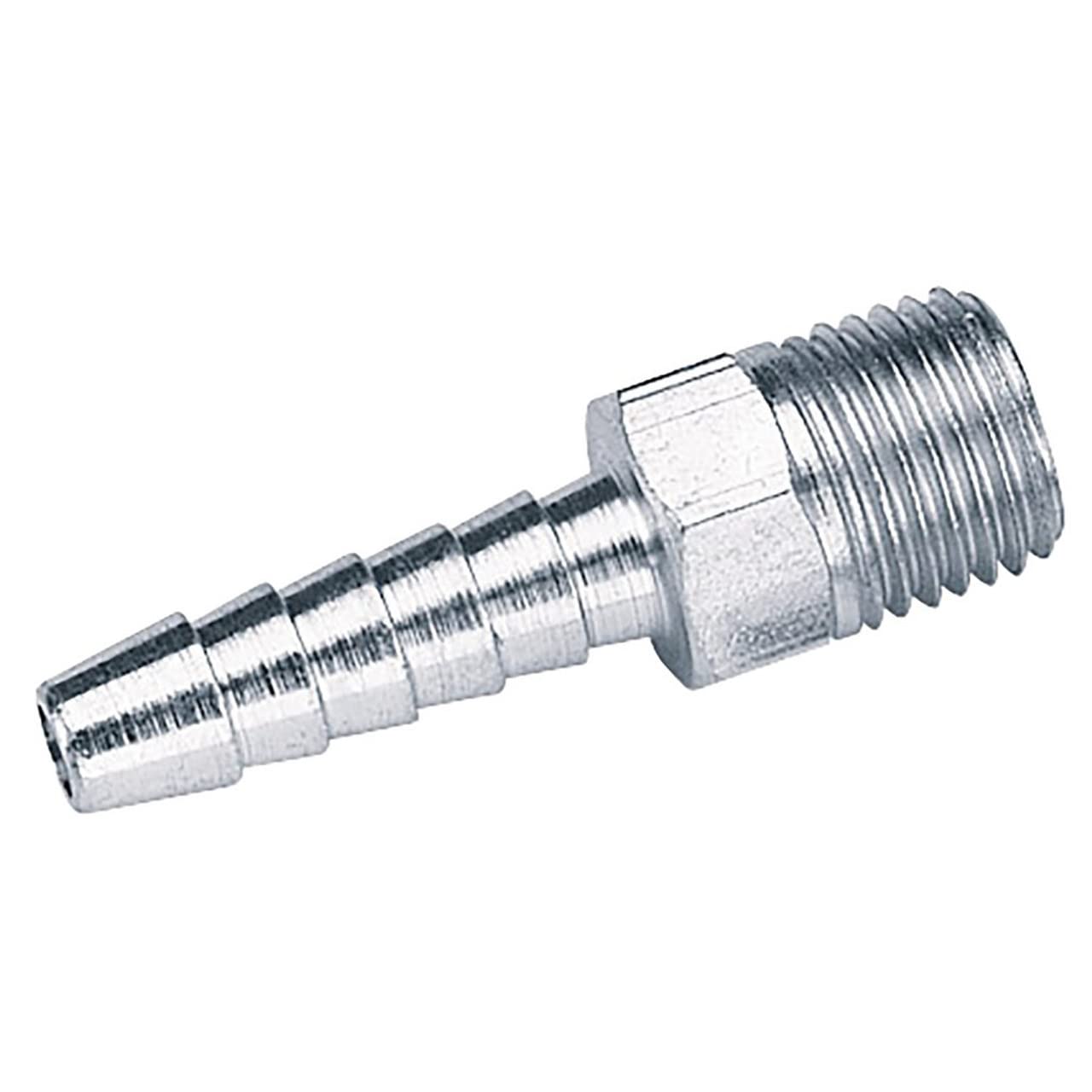 Draper 25840 PCL Male Screw Tailpiece, 1/4" BSP Taper, 1/4" Bore, Blue