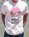 LeRage Dragon Ball Shirt Fan Made Kame House T-Shirt Funny Goku Tee White Men's Large