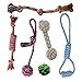 Dog Chew Teething Rope Toys Set, Mini Dental Pack For Puppies, Small To Medium Dogs