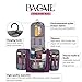 Bagail Toiletry Bag Men & Women For Makeup, Cosmetic, Shaving, Travel Accessories, Personal Items -Hotel, Car, Home, Bathroom, Airplane Hanging Toiletries Kit Makeup Organizer Purple