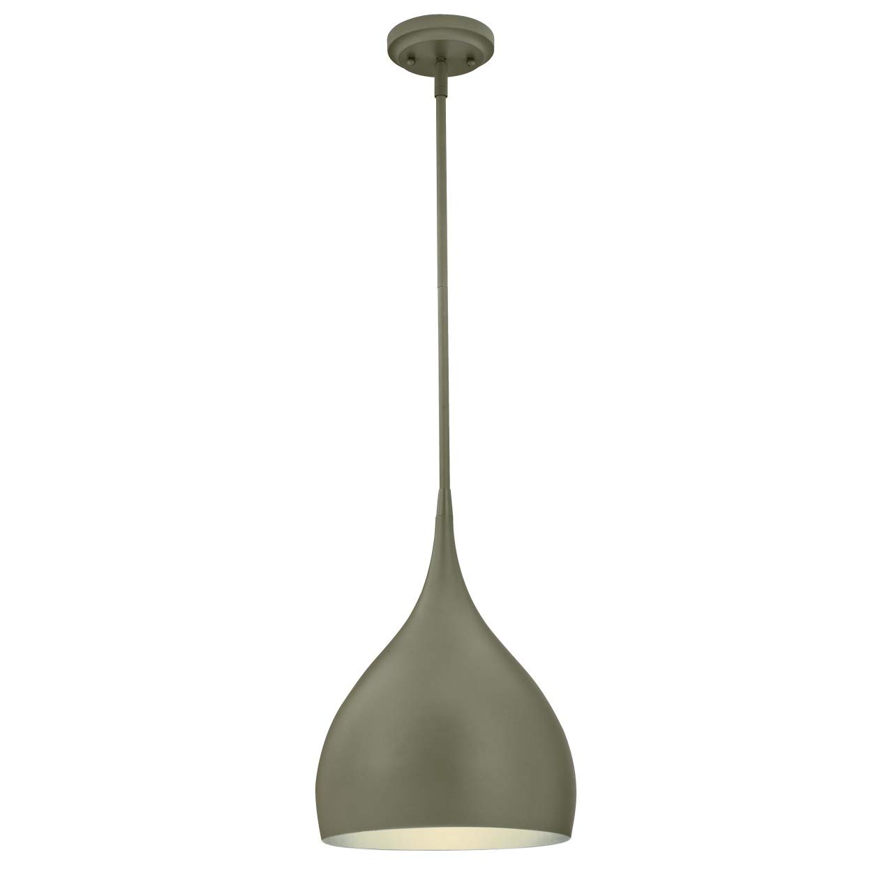 63293 One-Light Indoor Pendant, Matte Grey Finish