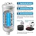Universal Shower Filter to remove 99% chlorine and water impurifies, shower head filter with 3 stage Carbon filtration system and lifetime indicator,miniwell L730, soften skin and healthier hairs