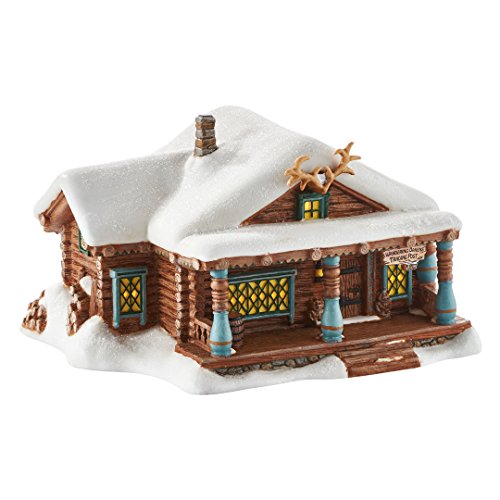 Department 56 Frozen Wandering Oaken Trading Post Lit House