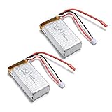 Qsmily® 2PCS 7.4V 1500MAH Lipo Battery for Wltoys V913 RC Helicopter L959 L969 L202 K959 RC Car