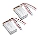 Qsmily® 2PCS 7.4V 1500MAH Lipo Battery for Wltoys V913 RC Helicopter L959 L969 L202 K959 RC Car