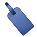 (Navy Blue) Stylish Leather ID Tags Business Card Holder for Luggage Baggage ID Travel Identifier for DJ Equipment Travel Bag Flight Case ID Name Suitcase Label Sports Bag New Gift