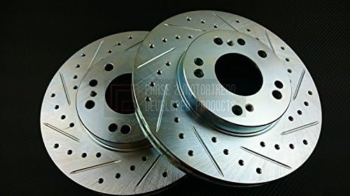 P2M Nissan Z32 300ZX 30mm Slotted / Drilled Front Brake Rotors (4 & 5-114.3 PCD)
