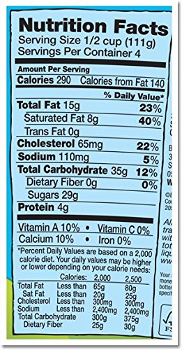 Ben & Jerry's - Vermont's Finest Ice Cream, Non-GMO - Fairtrade - Cage-Free Eggs - Caring Dairy - Responsibly Sourced Packaging, Cinnamon Buns, Pint (4 Count)