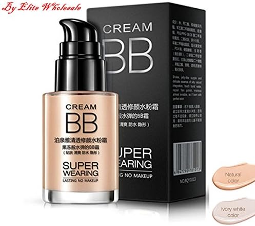 EW Liquid Foundation Waterproof Cosmetics Concealer BB Cream(Natural)