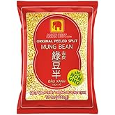 Asian Best Original Peeled Split Mung Bean, Non-GMO, 14 oz