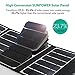 RAVPower Solar Charger 24W Solar Panel with 3 USB Ports Waterproof Foldable Camping Travel Charger Compatible iPhone Xs XS Max XR X 8 7 Plus, iPad, Galaxy S9 S8 Note 8 and More, Black