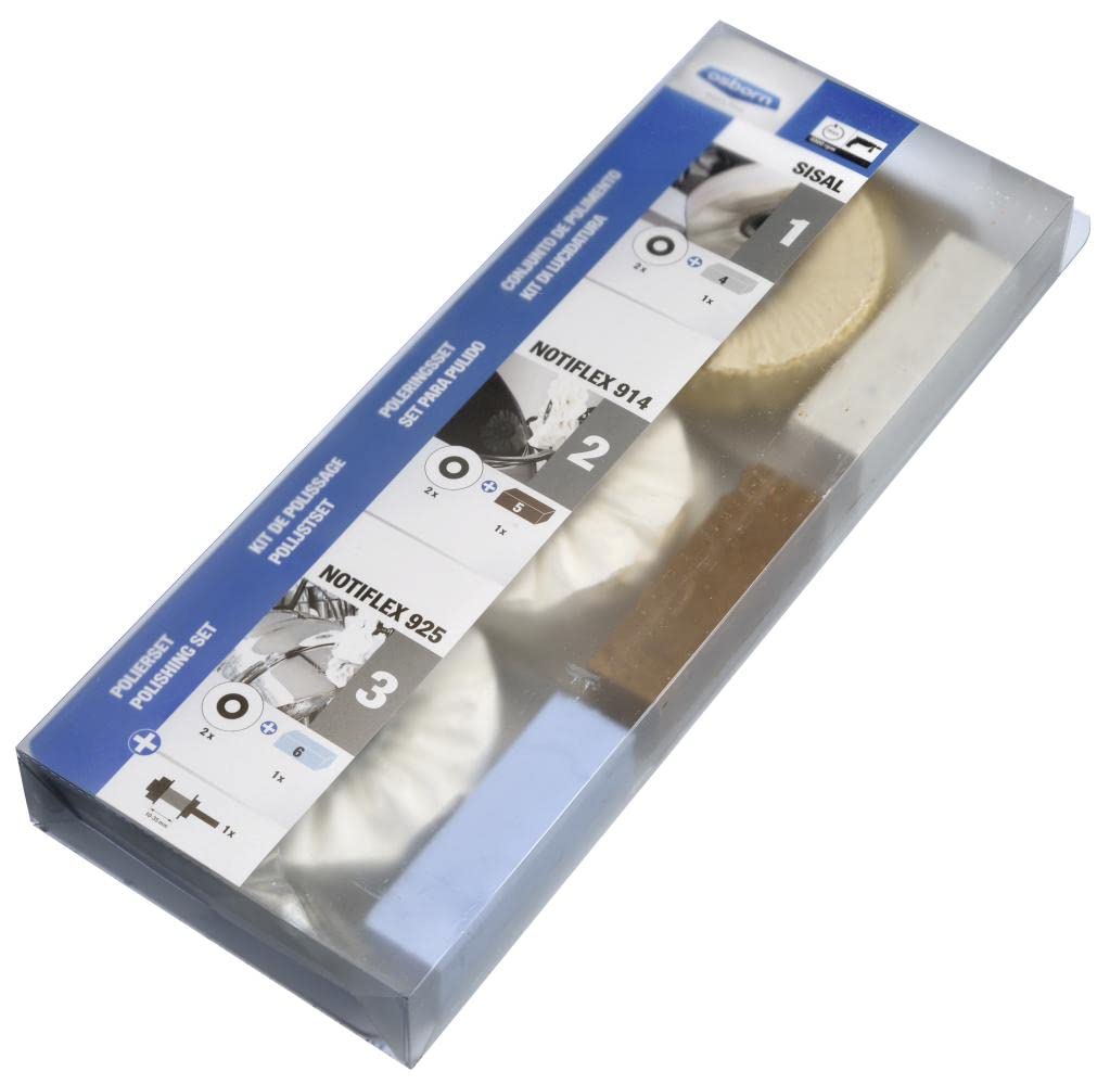 Osborn 8603600010 Polishing Kit "Profi", 0 V, Multi-Colour, Set of 10 Piece