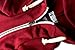 Adventure Zip Up Maroon Red Dog Hoodie with Hook & Loop Pockets and Adjustable Drawstring Hood - Available in Extra Small to Extra Large. Comfortable & Versatile Dog Hoodies by Ellie (L)