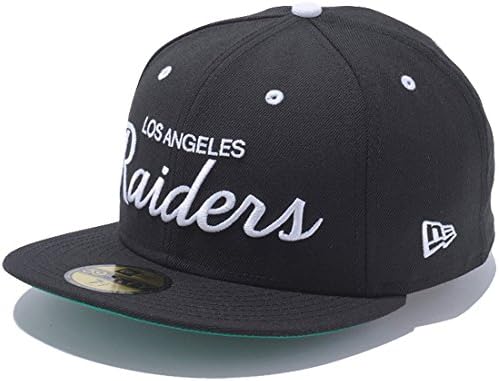 Amazon New Era ニューエラ 59fifty Old Script ロサンゼルス レイダース キャップ ブラック スノーホワイト 7 5 8サイズ キャップ 通販