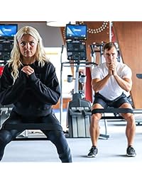 KARM bandas de resistencia para piernas y mantequilla   mejores bandas de botas de tela y bandas de cuadrícula   Equipo de ejercicio de pegamento   bolsa de transporte de 4 tamaños