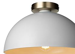 Globe Electric 61020 Monica 1-Light Semi-Flush