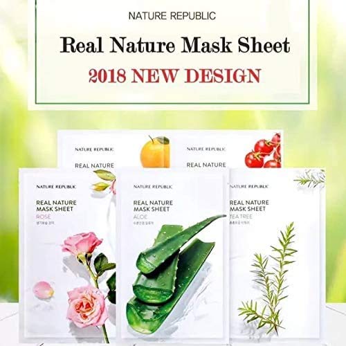 Nature Republic Real Nature Mask Sheet 14pcs Original Korean Mask Sheet