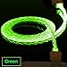 FULLOPTO Light up Charge Cable for Samsung Type C, 1m USB C Light up Fast Charge Cable with Running Flowing Light for Samsung Galaxy S10+ S10 S9 S8 Note 9 8 Nintendo Switch Sony LG(Blue)