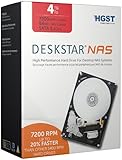 HGST Deskstar NAS 3.5-Inch 4TB 7200RPM SATA III 64MB Cache Internal Hard Drive Kit (0S03664)