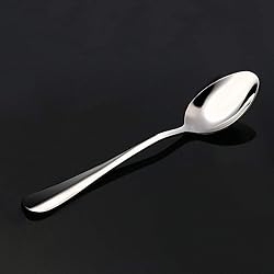 Lazooy 8 Pack Soup Spoons Dinner Spoon 18/10