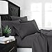Sleep Restoration Luxury Bed Sheets with All-Natural Pure Aloe Vera Treatment - Eco-Friendly, 4-Piece Sheet Set Infused with Soothing and Moisturizing Aloe Vera - Queen – Gray